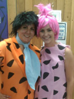 Ashley was Fred & Jenna was Pebbles.