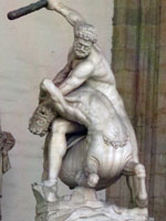 Another of Giambologna's marble statues